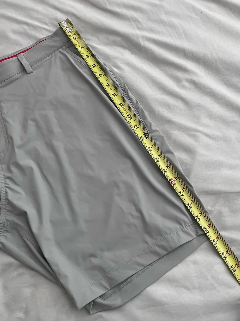 Redvanly Light Gray Performance Pull On Golf Shorts Mens Size XXL 2XL Stretch 9”
